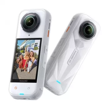 Insta360 X5 Cámara de acción de 360 grados Standard Bundle Blanco satinado