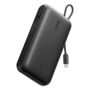 Belkin BoostCharge Batería Externa con Pantalla 20000 mAh Negra con Cable USB-C