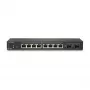 SonicWall Switch SWS12-8 - Switch Gigabit Ethernet Gestionado - 8 x 10/100/1000 + 2 x Gigabit SFP - Sobremesa