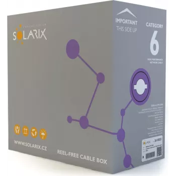 SOLARIX Cable de Red Cat.6 U/UTP LSOH Dca 305m Gris