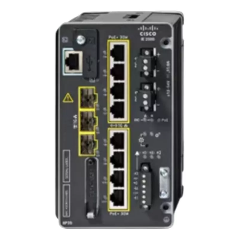 CISCO IE-3500-8P3S-A Switch Industrial Gestionado, 8 GE PoE+ y 3 GE SFP Modular, NA