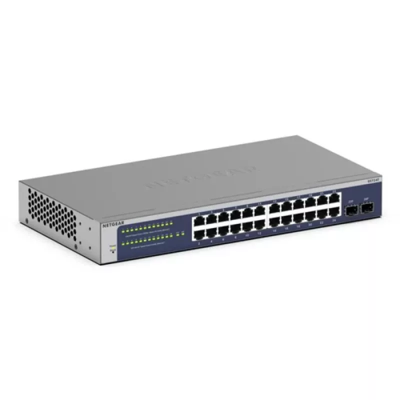 NETGEAR GS724T-600EUS Switch Gigabit Smart Managed 24 Puertos 2x SFP