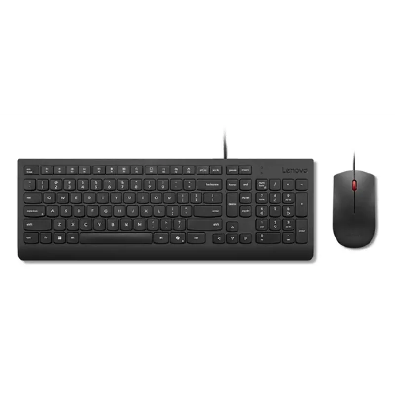 Lenovo Essential Conjunto de teclado y ratón con cable Nordic (finlandés/sueco) Copilot