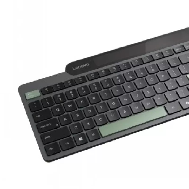 Lenovo Teclado Bluetooth autoalimentado Nordic (finlandés/sueco) Storm Grey