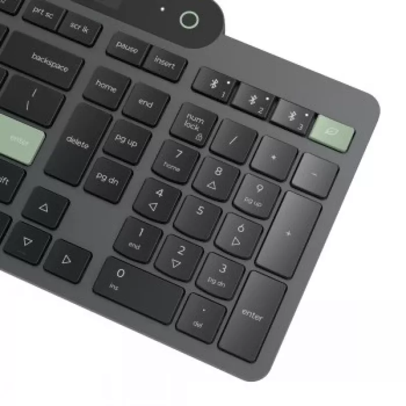 Lenovo Teclado Bluetooth autoalimentado Nordic (finlandés/sueco) Storm Grey