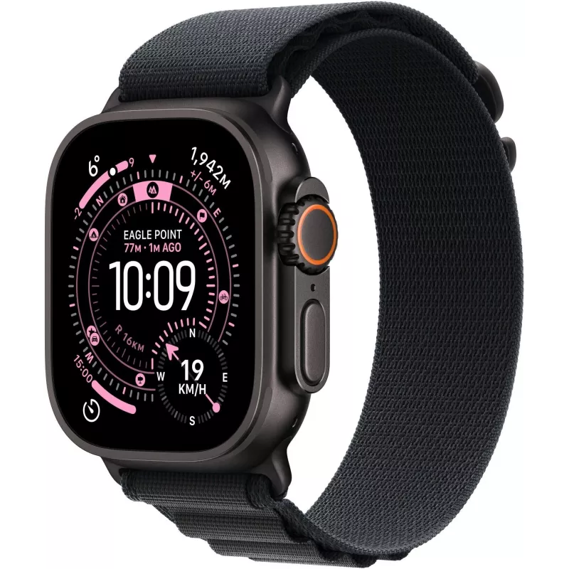 Apple Watch Series 9 GPS + Cellular 45mm Caja de aluminio Midnight con correa Sport Midnight M/L