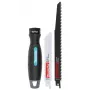 Makita P-84866 Set de mango para multitool con hojas de sierra recíproca y adaptador hexagonal de 1/4