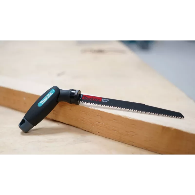 Makita P-84866 Set de mango para multitool con hojas de sierra recíproca y adaptador hexagonal de 1/4