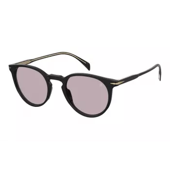 David Beckham DB1139S807KE Gafas de sol Unisex, montura negra, lentes grises, 51 mm