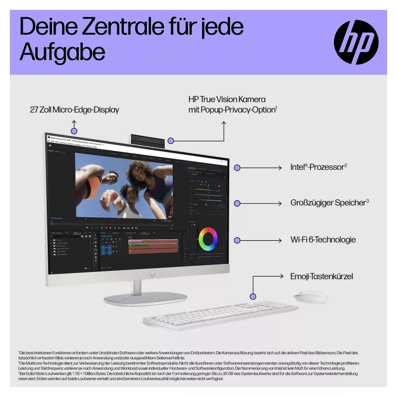 HP 27-cr0475ng All-in-One PC, 27