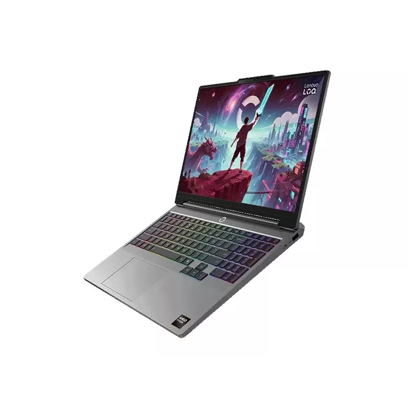 Lenovo LOQ 15AHP11 Portátil Gaming AMD, 15,3 inch IPS WUXGA Antirreflejo, AMD Ryzen 7, 16 GB DDR5, 512 GB SSD, NVIDIA GeForce RTX 5060 8 GB, Windows 11 Home, Luna Grey