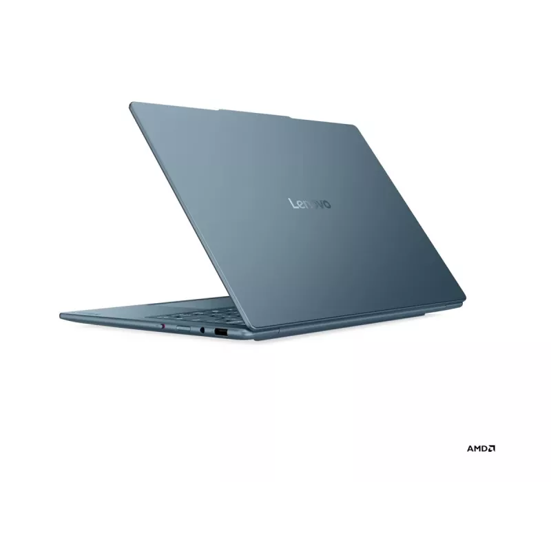 Lenovo Yoga Slim 7 14AKP10 Portátil AMD, 14 inch OLED WUXGA, AMD Ryzen AI 5 340, 16GB LPDDR5, 512GB SSD, AMD Radeon 840M Graphics, Windows 11 Home, Tidal Teal, teclado nórdico