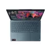 Lenovo Yoga Slim 7 14AKP10 Portátil AMD, 14 inch OLED WUXGA, AMD Ryzen AI 5 340, 16GB LPDDR5, 512GB SSD, AMD Radeon 840M Graphics, Windows 11 Home, Tidal Teal, teclado nórdico