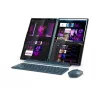 Lenovo Yoga Book 9 14IAH10 Portátil Intel de doble pantalla, Tidal Teal, 2x14 inch OLED táctil, 2.8K WQXGA+, Intel Core Ultra 7 255H, 32GB LPDDR5X, 1TB SSD, Intel Arc 140T GPU, Windows 11 Home, Wi-Fi 7