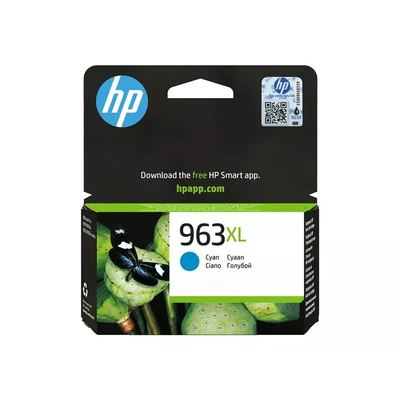 HP 963XL High Yield Cartucho de tinta original cian