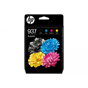 HP 937 CMYK Cartucho de tinta original pack de 4