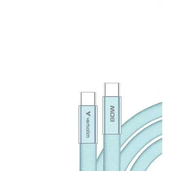 Verbatim Sync & Charge USB-C a USB-C 60W 120cm azul