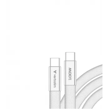 Verbatim Sync & Charge USB-C a USB-C 100W 120cm blanco