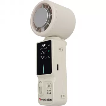 Verbatim Cool inchn´Go Ice Touch Mini Ventilador de mano blanco/plata 32348