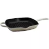 Le Creuset Signature Grill cuadrada 26cm Meringue