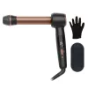 Rowenta CF4620E0 Twist Curl Rizador - cerámica, cuidado iónico, 27/32/38 mm, pantalla LCD, 86 W, negro/cobre