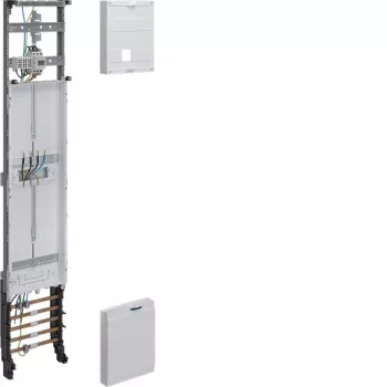 Hager universZ Panel de contador completo 1350mm 1 posición de contador 1 posición de reserva NRW/SH/MV/NI