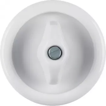 Hager WTW1000WBG Placa central con tecla, blanco porcelana, Serie 1930 de Rosenthal