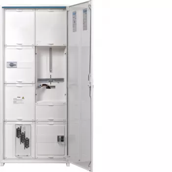 Hager universN FP82W5N Armario de transformador/contador 1250x550x205mm 1 campo de contador APZ NAR NH00 SUT