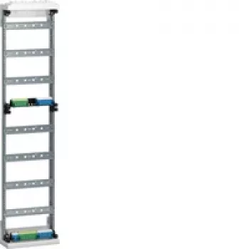 Hager ZAS207BE25A Columna de conexión de contador universZ 2 emplazamientos de contador eHZ 5 polos + APZ