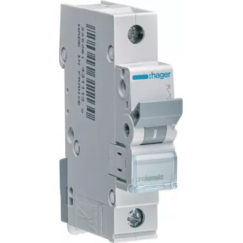 HAGER MCN116E MCB 6kA, curva C, 16A, 1 polo