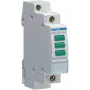 HAGER SVN221 Piloto de señalización modular, 230V AC, 3 x LED verde, carril DIN
