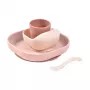 Beaba Baby Meal Set rosa silicona