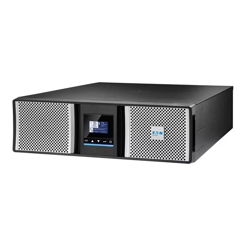 Eaton 9PX G2 9PX6KIRTNG2 SAI - 6000 VA / 6000 W - Doble conversión online - 3U Rack/Torre - Negro, Plata
