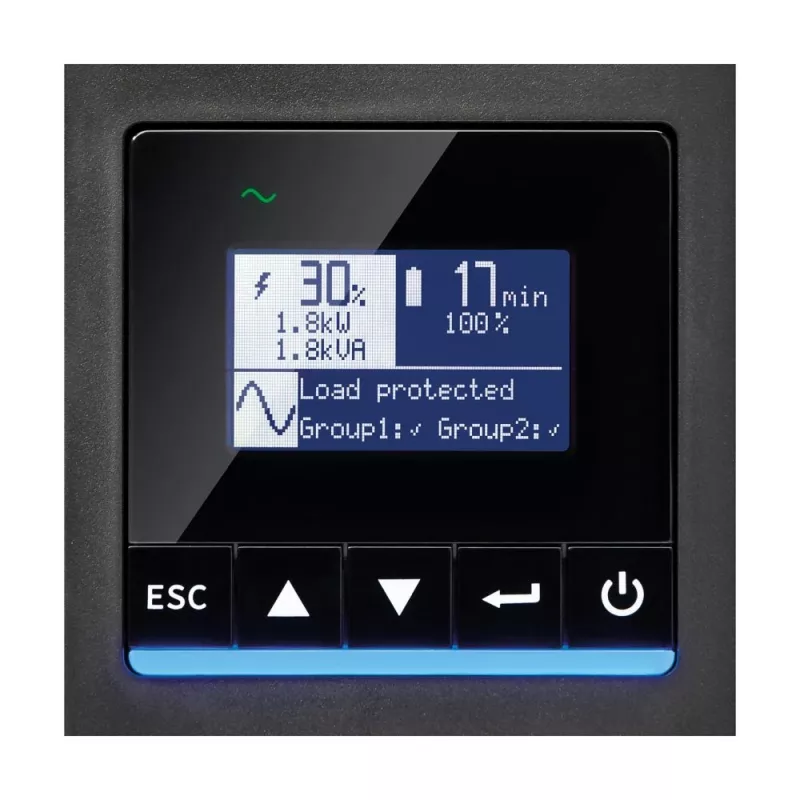 Eaton 9PX G2 9PX6KIRTNG2 SAI - 6000 VA / 6000 W - Doble conversión online - 3U Rack/Torre - Negro, Plata