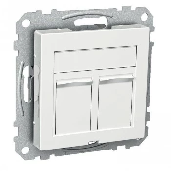 Schneider Electric Toma de Datos Actassi S-One Cat6A STP RJ45 Blanco