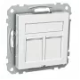 Schneider Electric Toma de Datos Actassi S-One Cat6A STP RJ45 Blanco