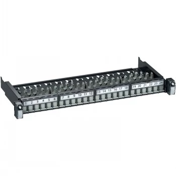 Schneider Electric Actassi 19-C panel de parcheo deslizante Evo 19 1U 24 puertos S-One STP Cat6