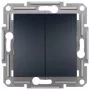 Schneider Asfora mecanismo conmutador doble antracita EPH0600371