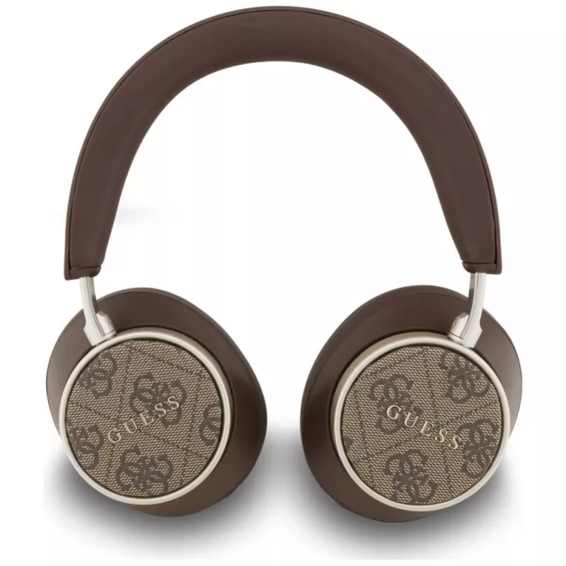 Guess Auriculares inalámbricos Bluetooth on-ear 4G Classic Logo - Marrón