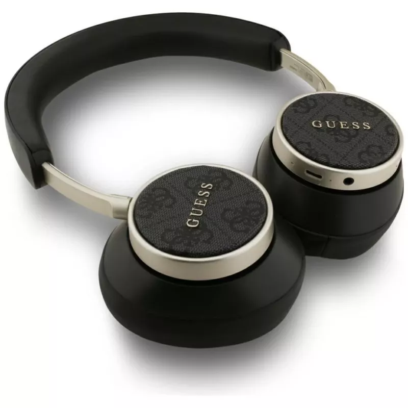 Guess Auriculares inalámbricos Bluetooth on-ear 4G Classic Logo - Negro