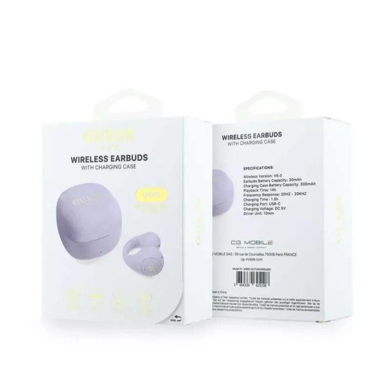 Guess Mini Classic Auriculares inalámbricos open-ear Lila