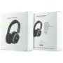 Guess Auriculares Bluetooth over-ear ENC Rectangle Metal Script Marrones