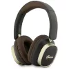 Guess Auriculares Bluetooth over-ear ENC Rectangle Metal Script Marrones