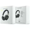 Guess Auriculares Bluetooth over-ear con ENC, logo triangular metalizado granulado, Negros