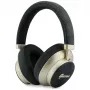 Guess GUE005456 Auriculares Bluetooth over-ear con ENC, 4G Gold Script Metal, Negros
