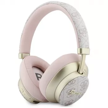 Guess GUE005458 Auriculares Bluetooth over-ear con ENC, Rosa