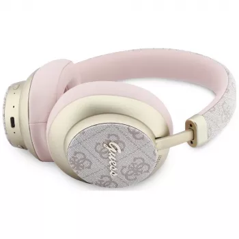 Guess GUE005458 Auriculares Bluetooth over-ear con ENC, Rosa