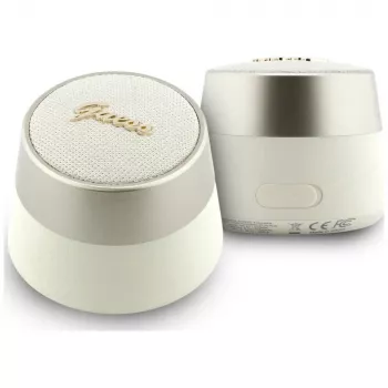 GUESS Altavoz Bluetooth 5W Script MetalLogo Oro