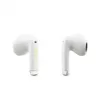 GUESS Glossy Gold Line Classic Auriculares TWS Blancos