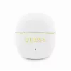 GUESS Glossy Gold Line Classic Auriculares TWS Blancos